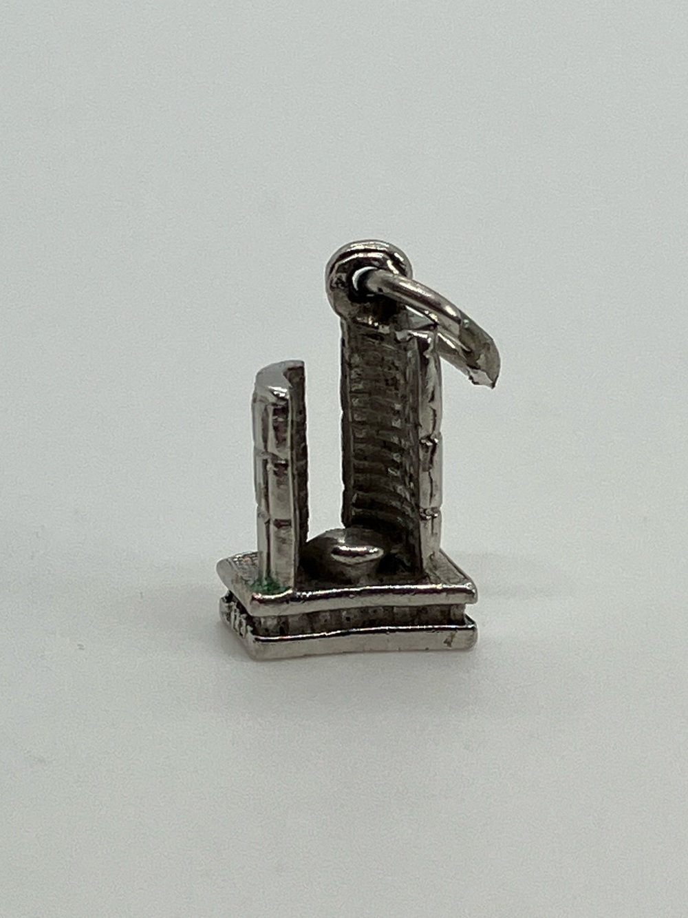 Vtg 925 Sterling Silver Toronto City Hall Cityscape Building Charm